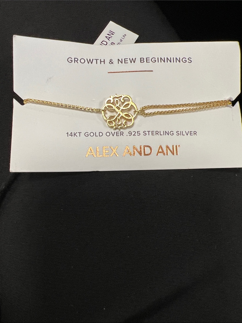Alex and Ani Gold Floral Medallion Necklace - Gold